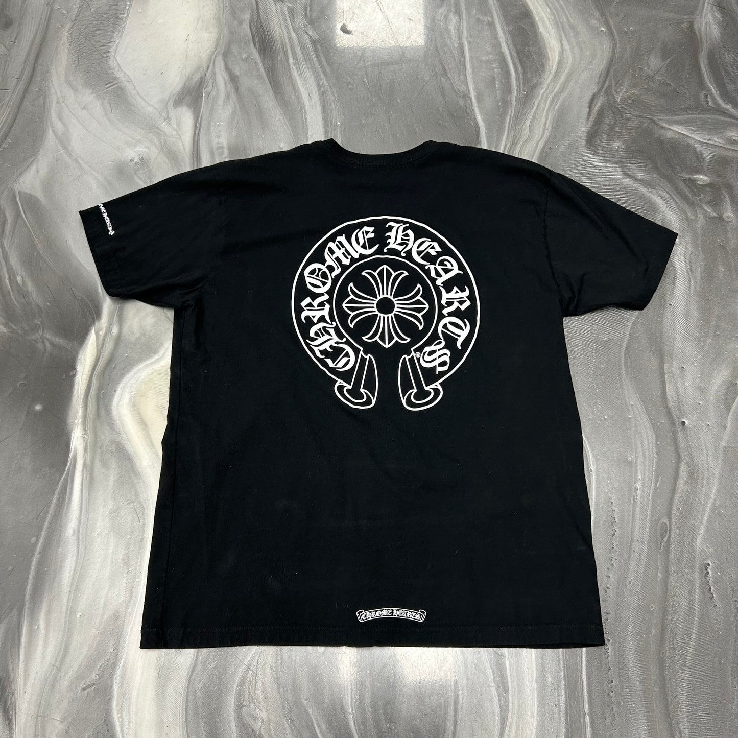 Chrome Hearts Horseshoe Logo Pocket T-Shirt Black