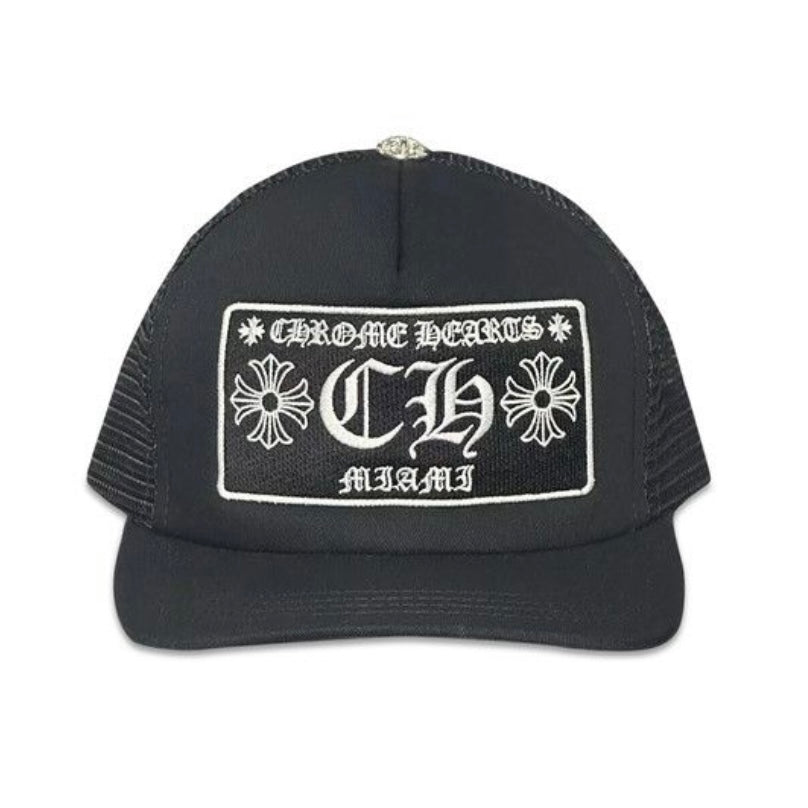 Chrome Hearts Miami Trucker Hat Black