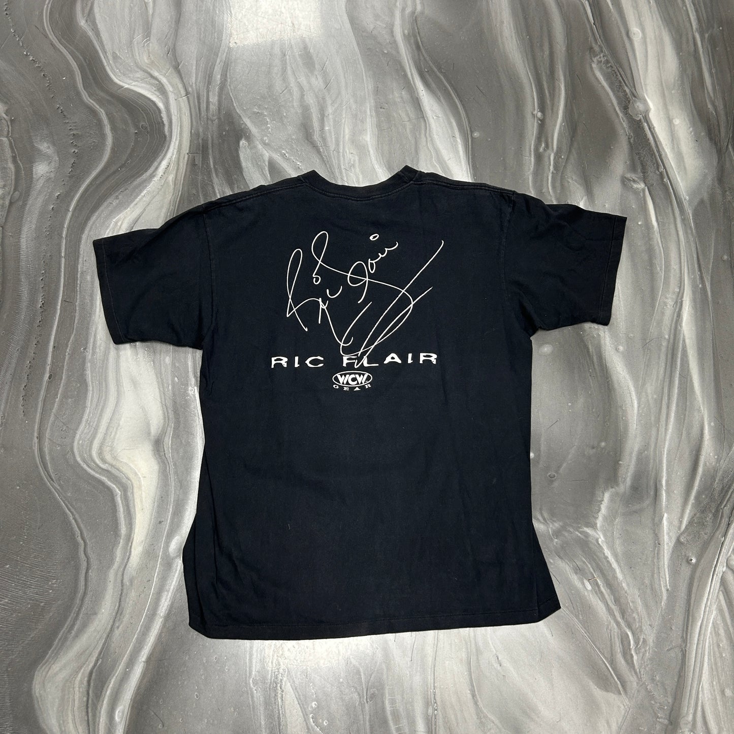 Vintage 1997 WCW Ric Flair Signature Tee
