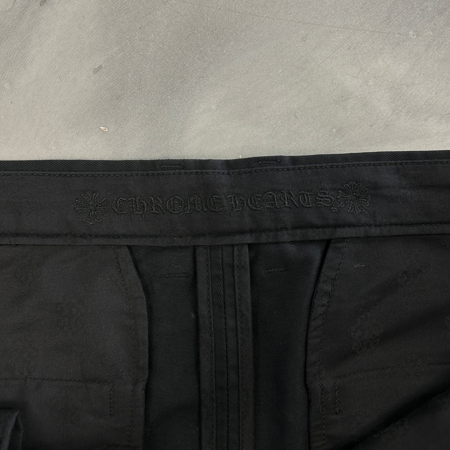 Chrome Hearts Matty Boy 99 Eye Black Chino Pants