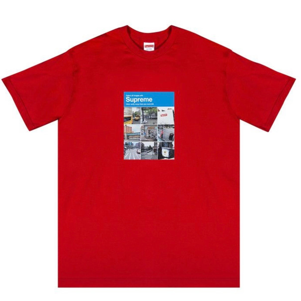 Supreme Verify Tee Red