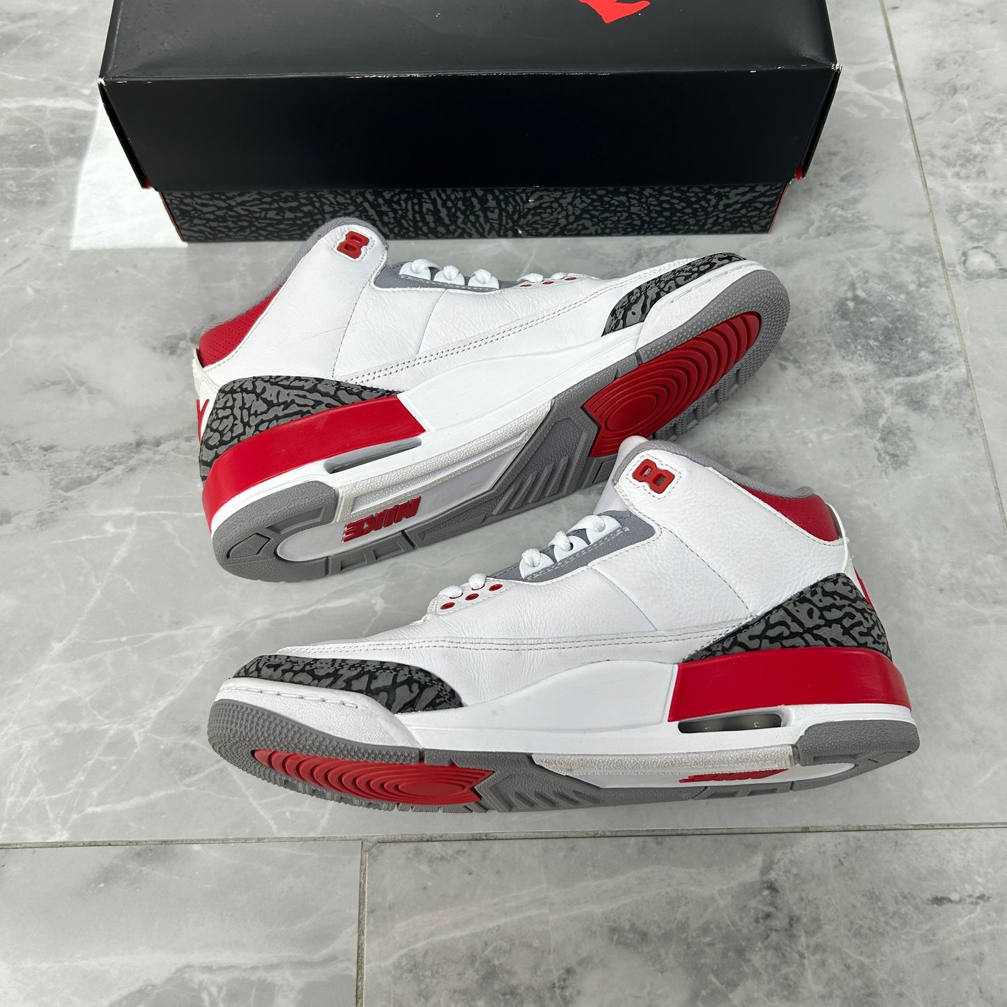 Jordan 3 Retro Fire Red (2022)(USED)
