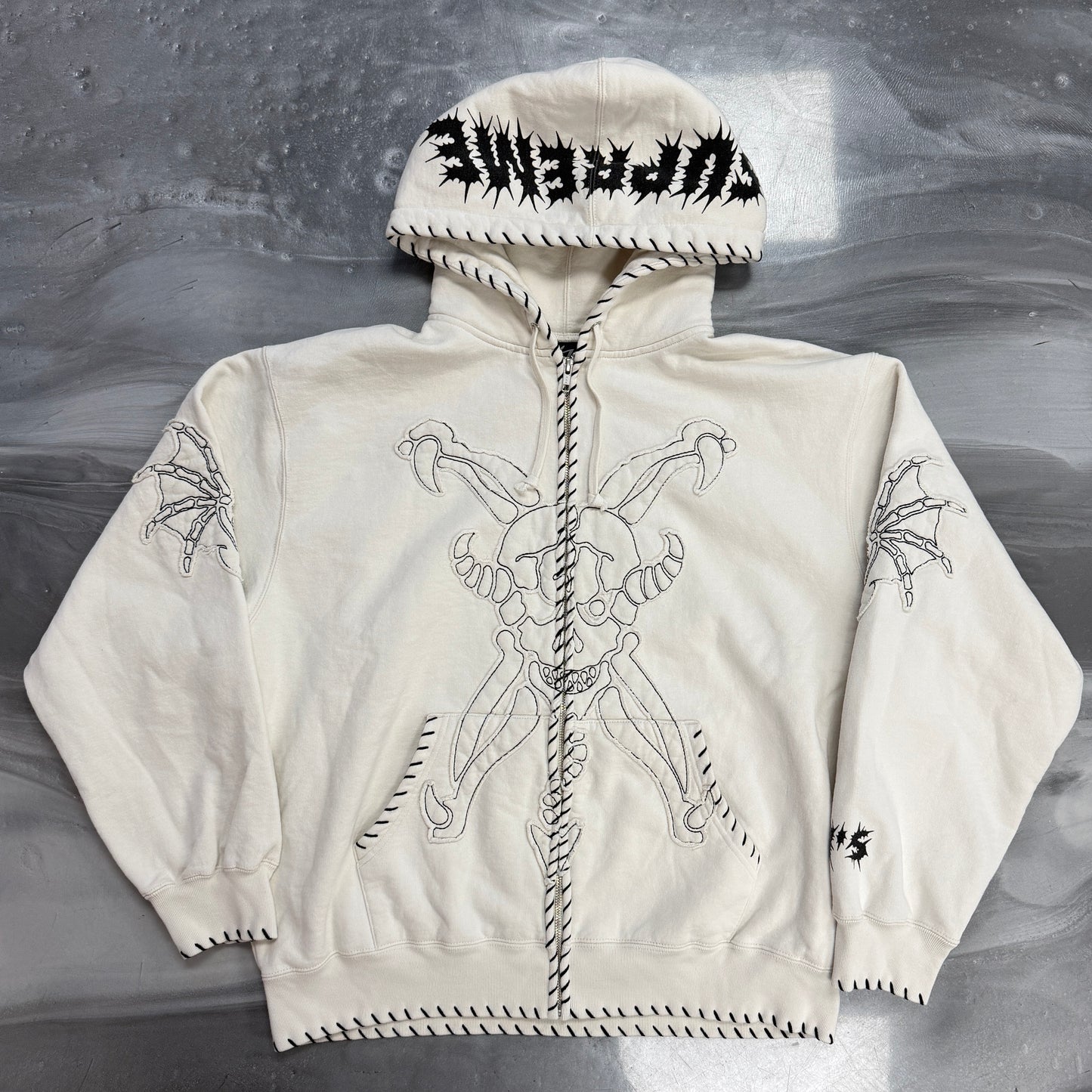 Supreme Y's by Yohji Yamamoto Zip Up Hooded Sweatshirt