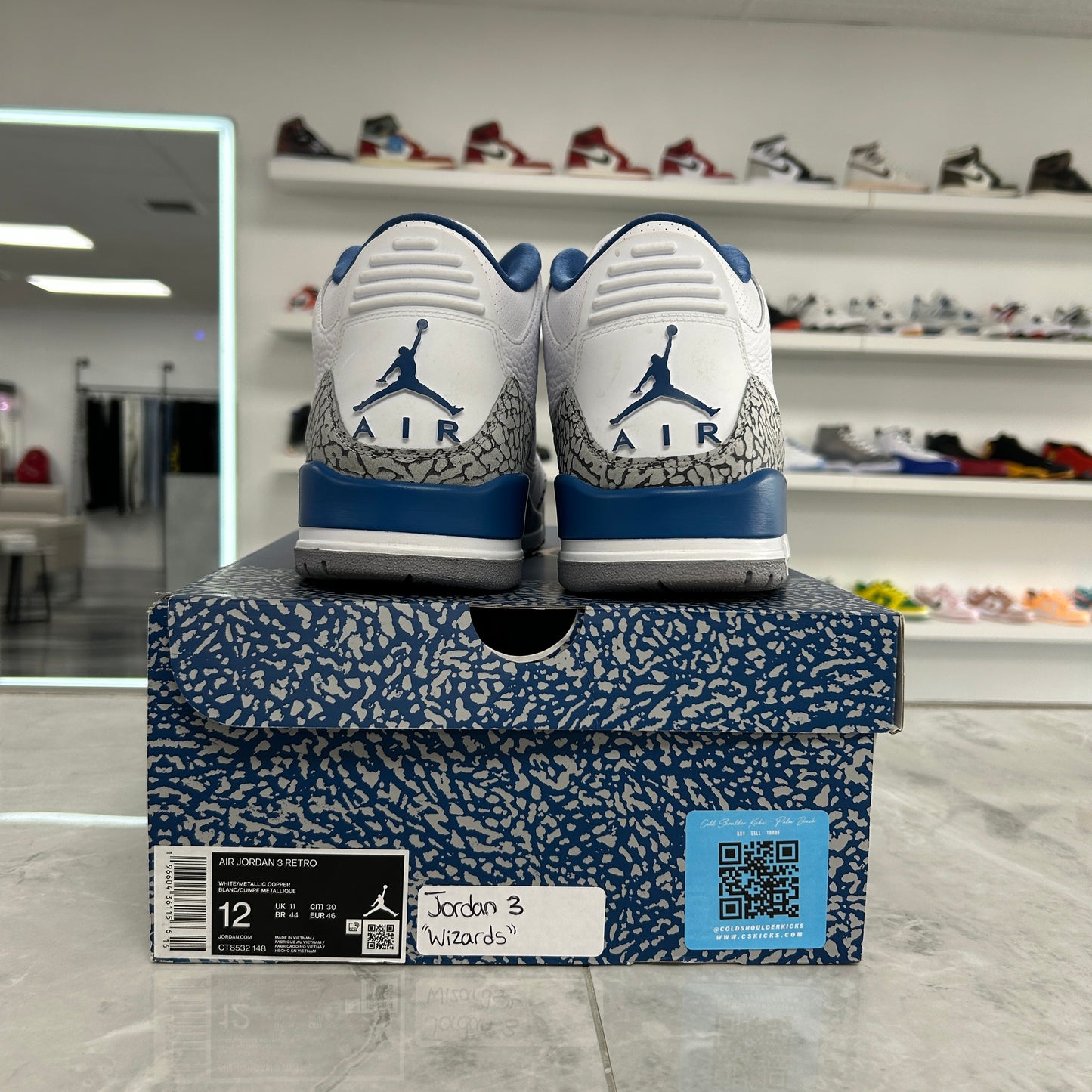 Air Jordan 3 Retro Washington
Wizards (Used)