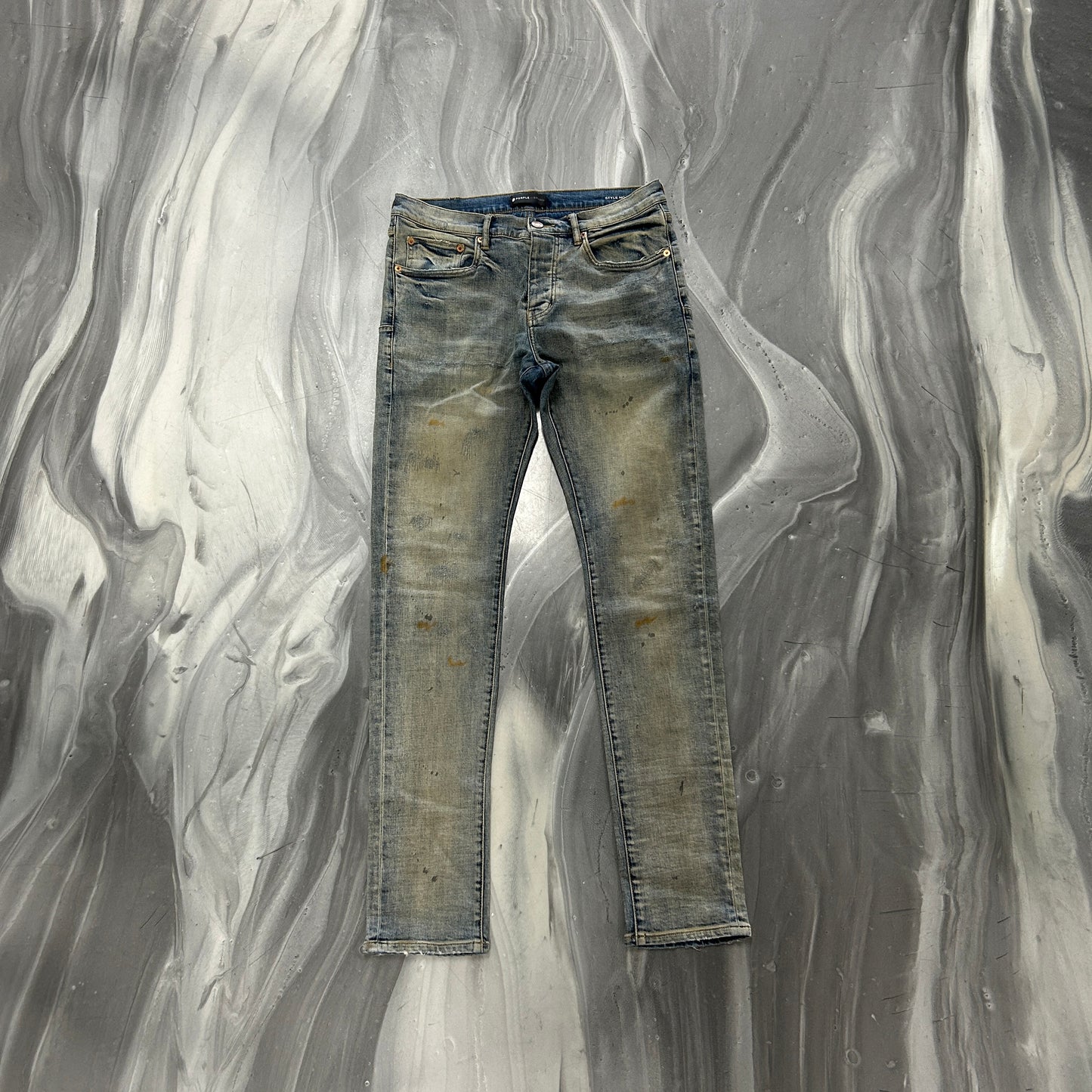 Purple Brand P001 Vintage Wash Blue Jeans