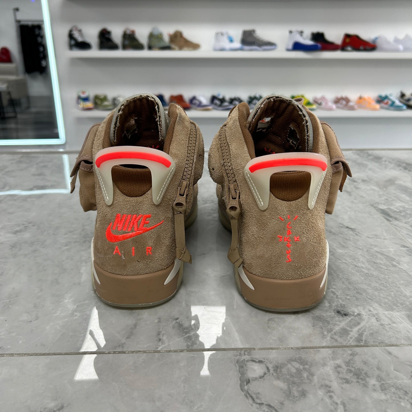 Travis Scott x Air Jordan 6 Retro British Khaki (Used)(No Box)
