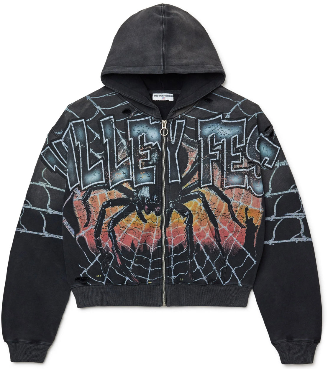 Vale Big Widow Zip Up Hoodie