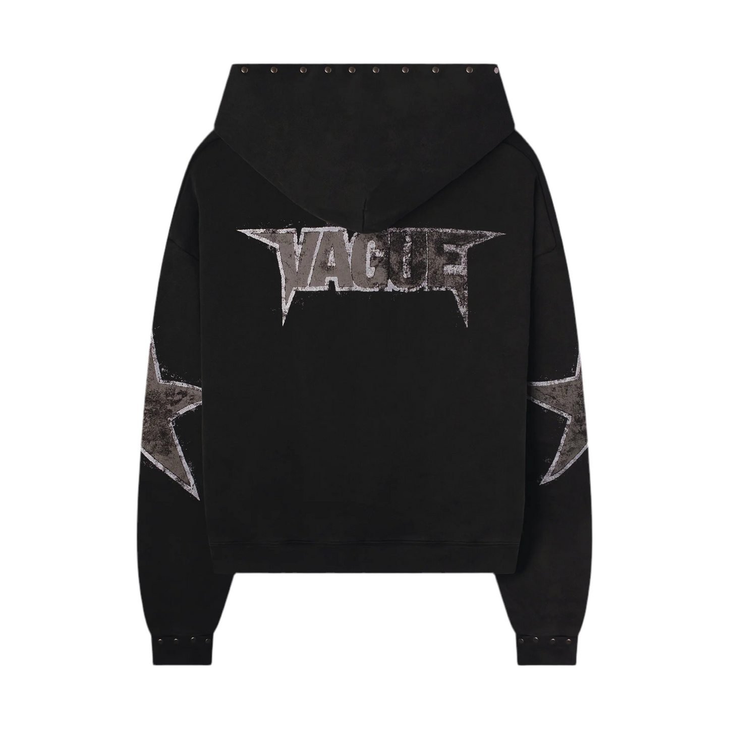 Vague Star Studded Hoodie Black