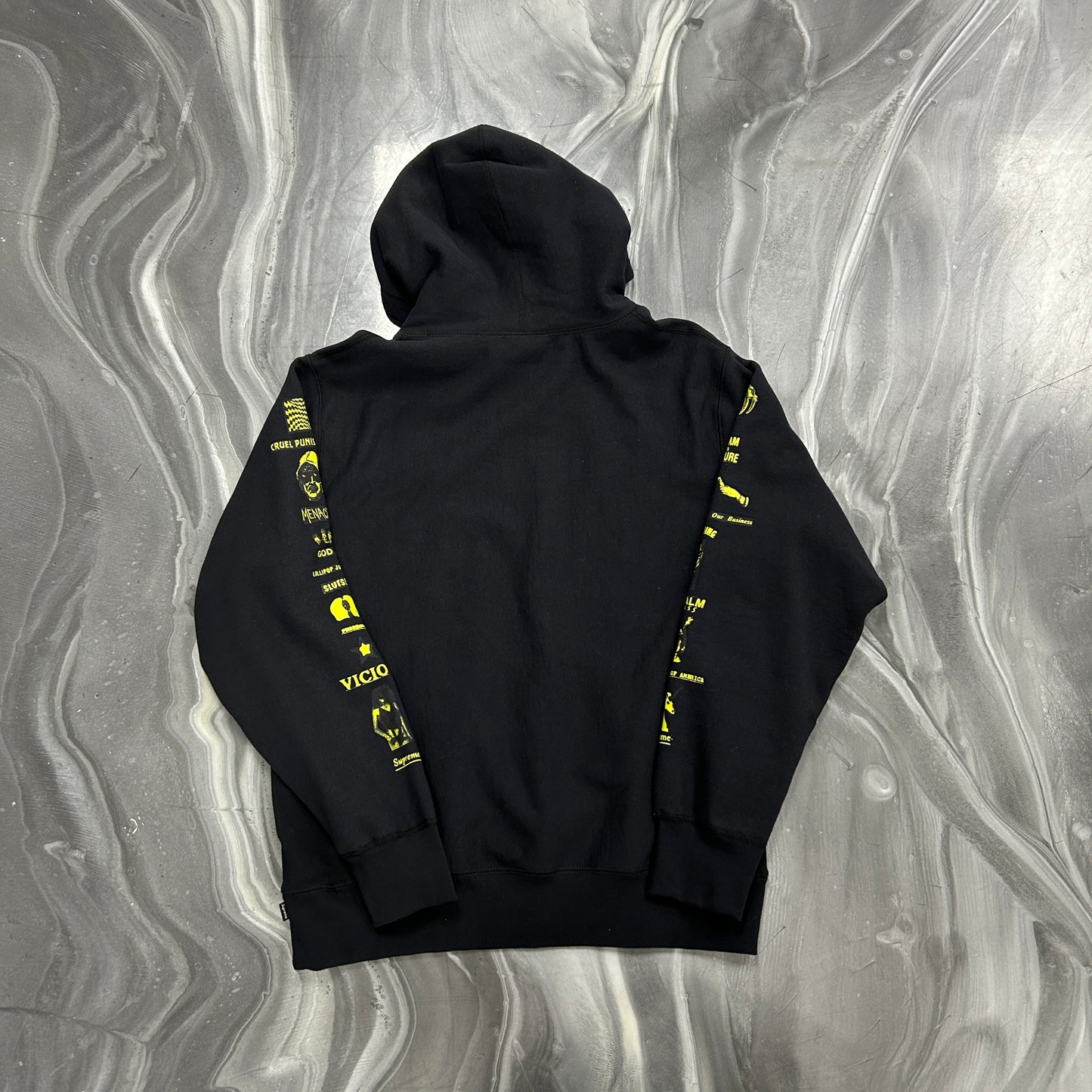Supreme Menace Hoodie Black
