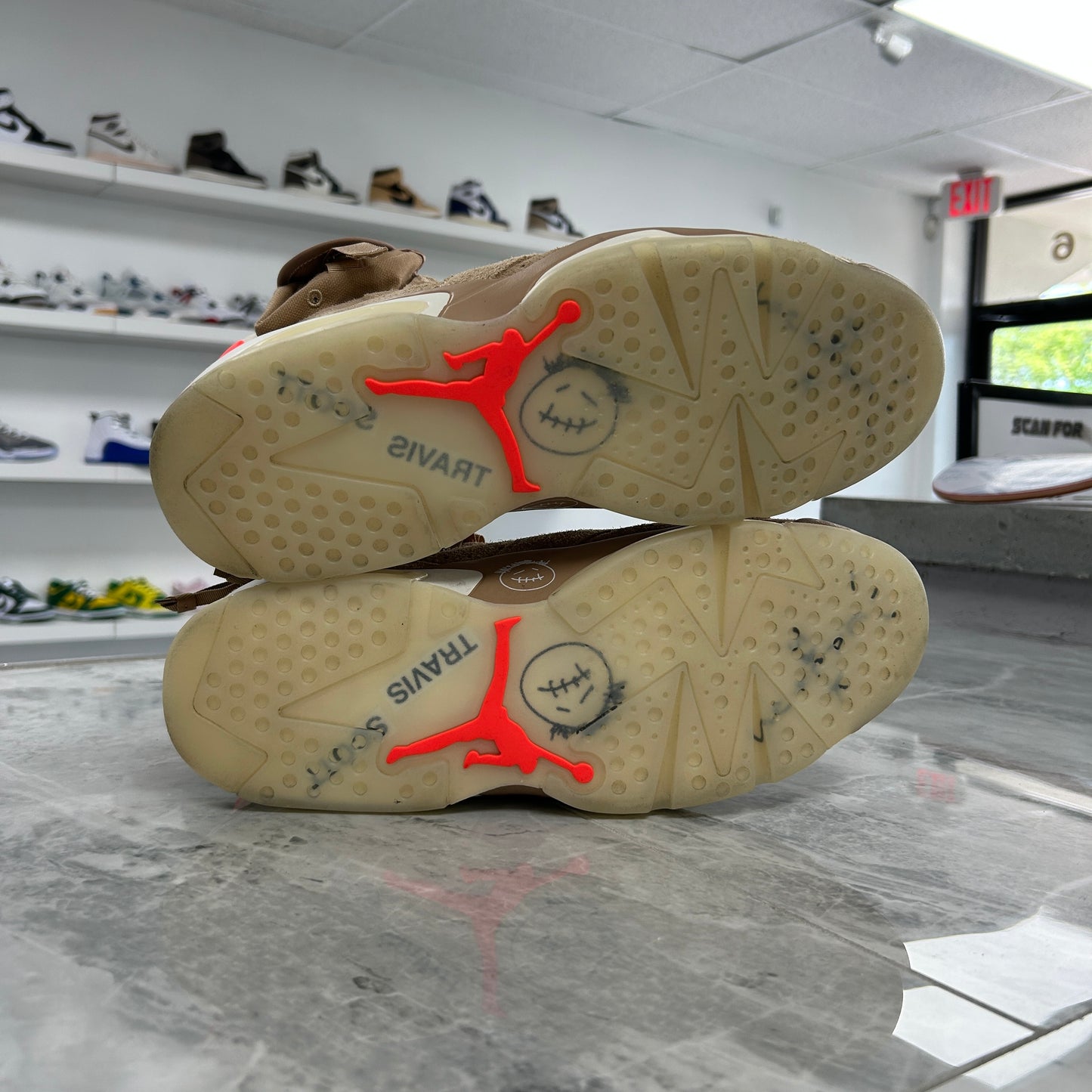 Travis Scott x Air Jordan 6 Retro British Khaki (Used)(No Box)
