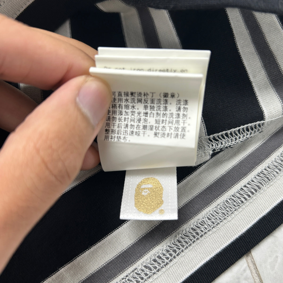 BAPE Patched Hoop L/S Tee
Black