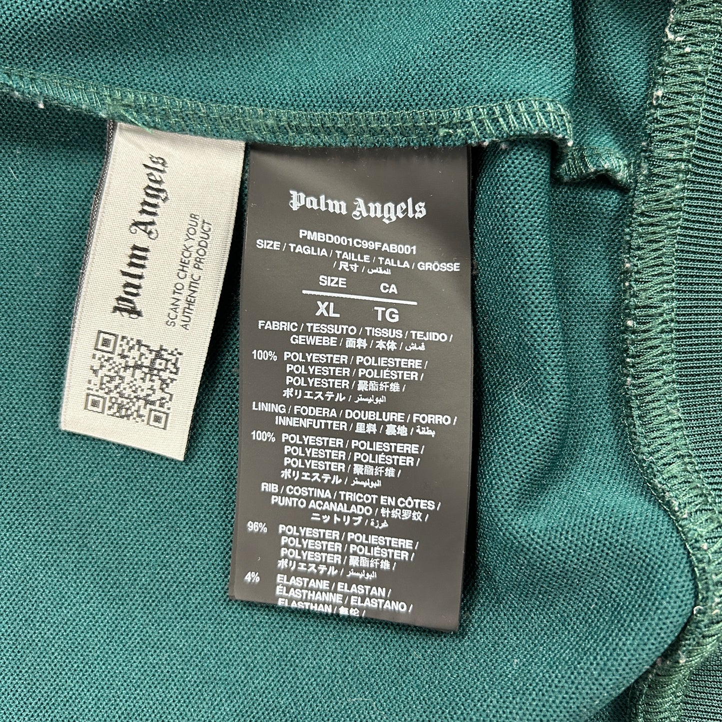 Palm Angels Green Track Jacket