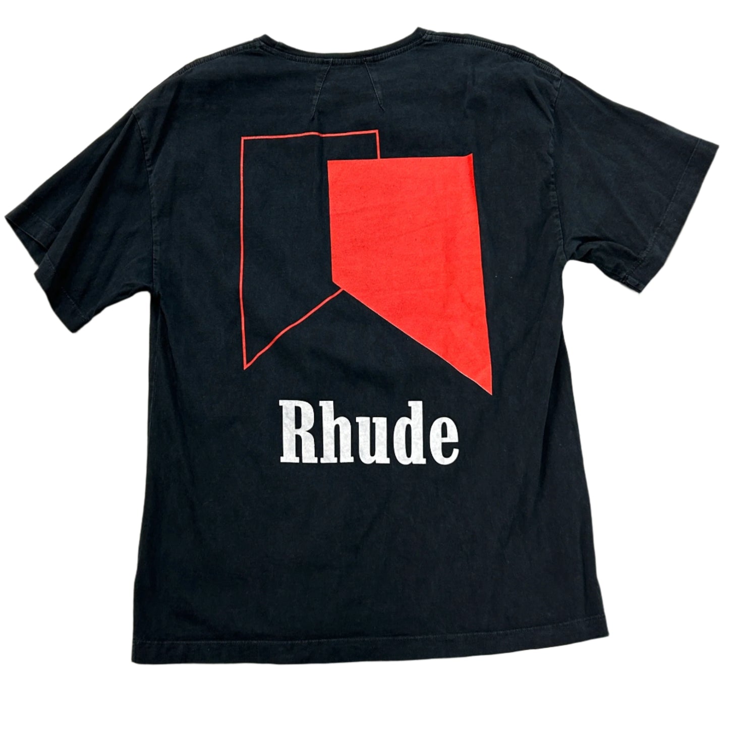 Rhude Track Logo Tee Black