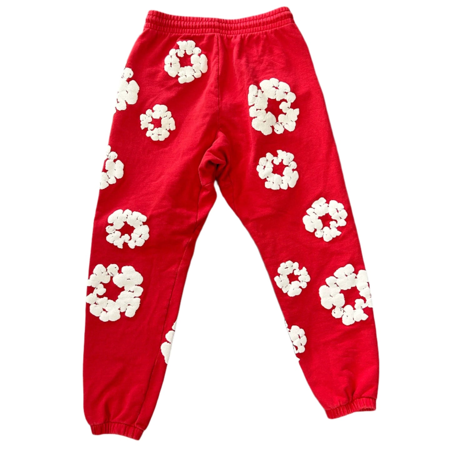 Denim Tears Cotton Wreath Red Sweatpants