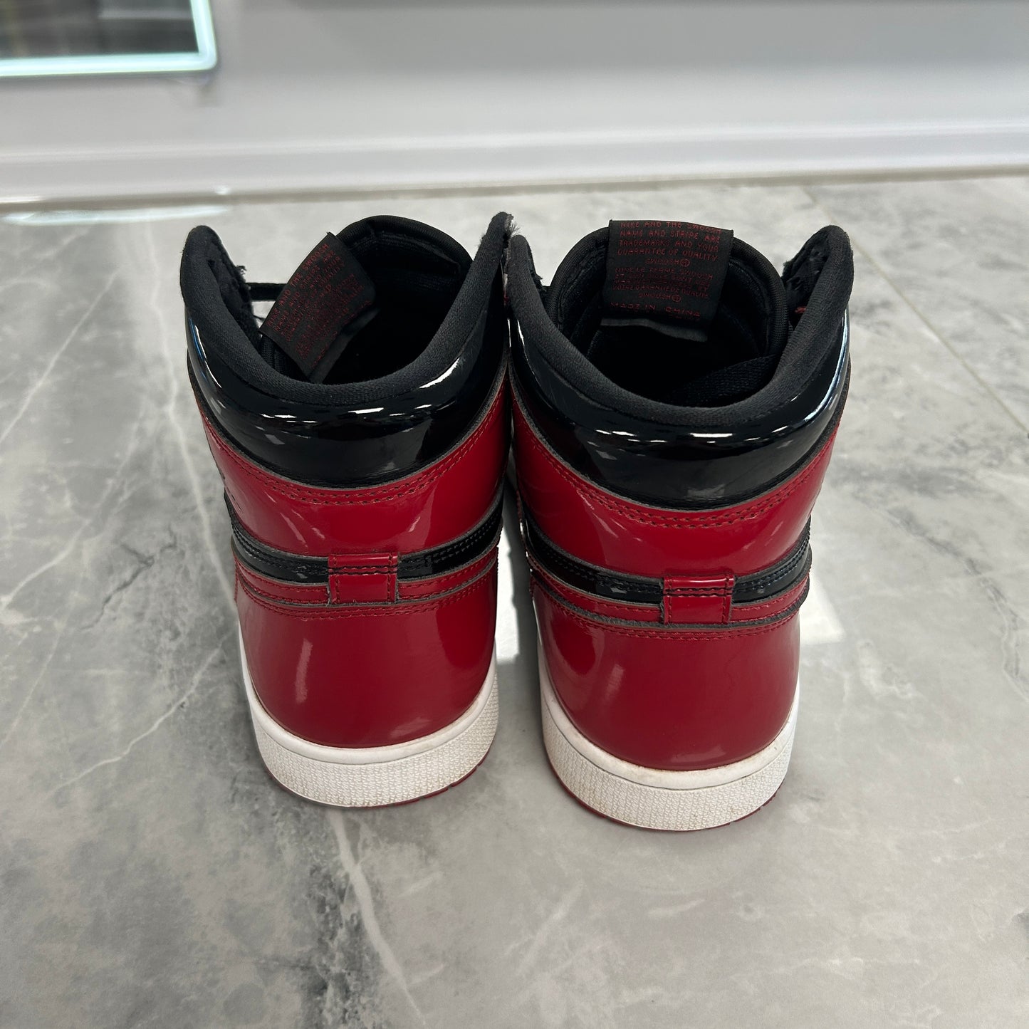 Air Jordan 1 Retro High OG 'Patent Bred' (USED NO BOX)