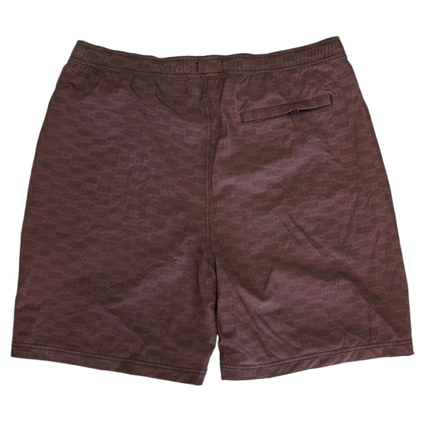Kith Monogram All Over Stripe Swim Trunk Shorts