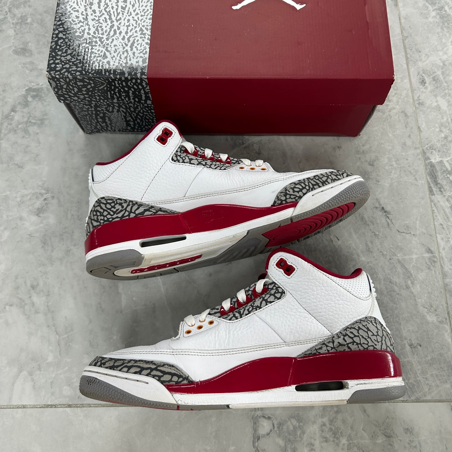 Air Jordan 3 Retro Cardinal Red (USED)