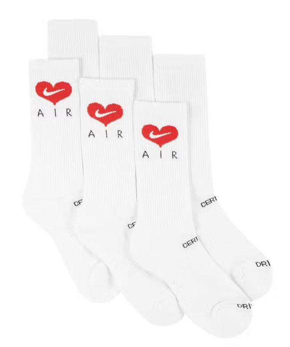 Nike x Drake Certified Lover Boy Socks (3 Pack) White