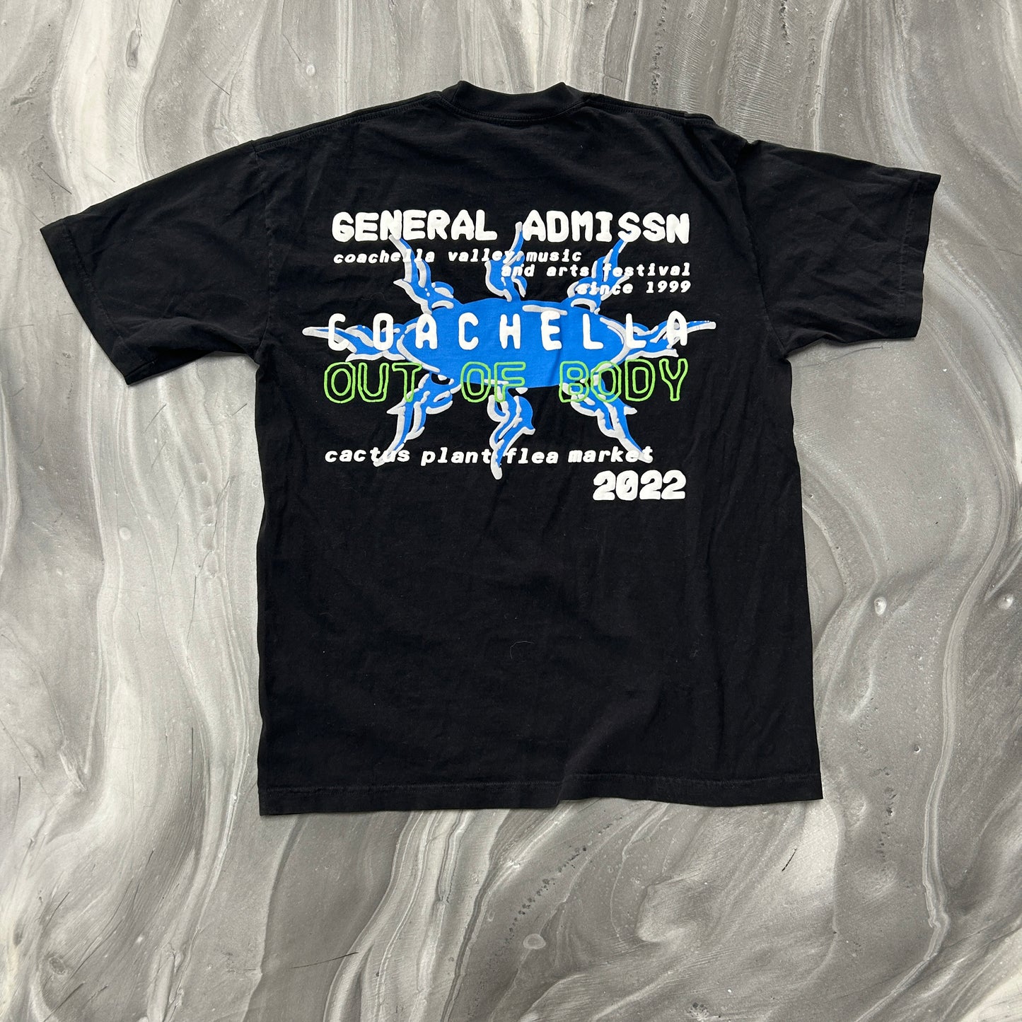 Cactus Plant Flea Market x
Coachella Tee Black/Blue