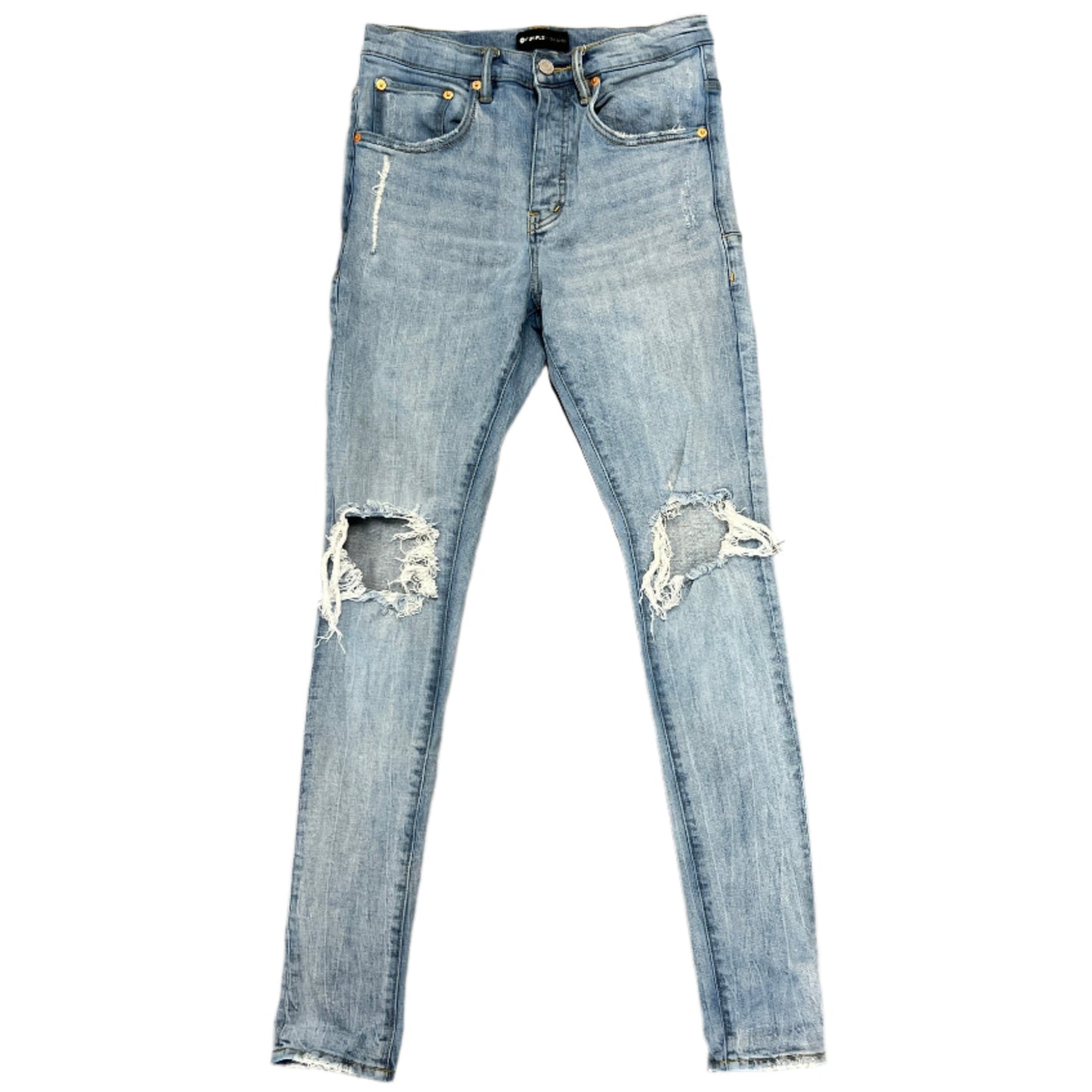 Purple P002 Blue Light Wash Denim