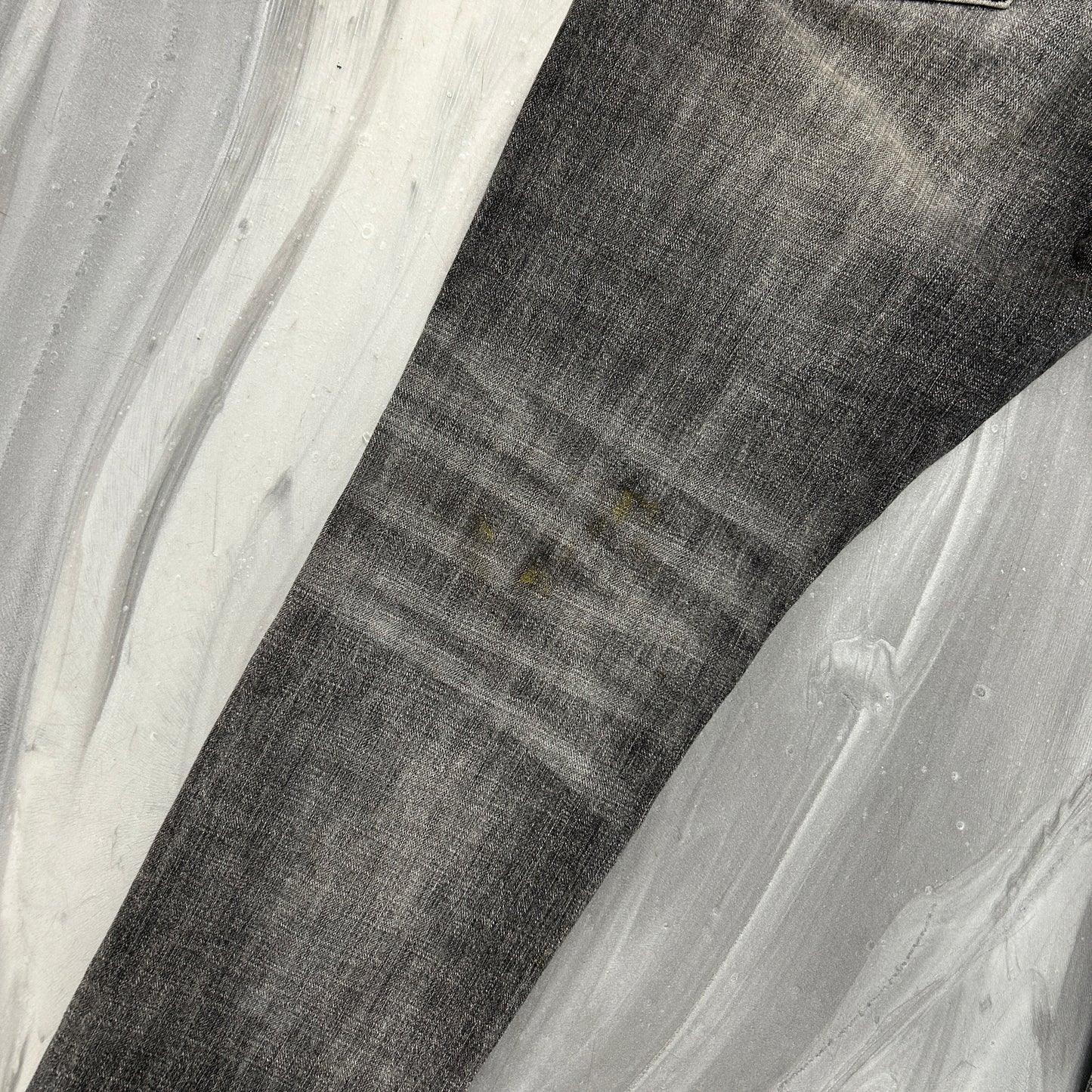Purple Brand P002 Black Washed Distressed Denim Jeans