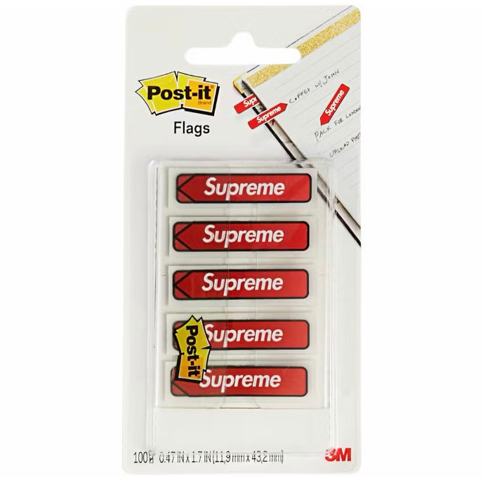 Supreme Post-it Flags Red
