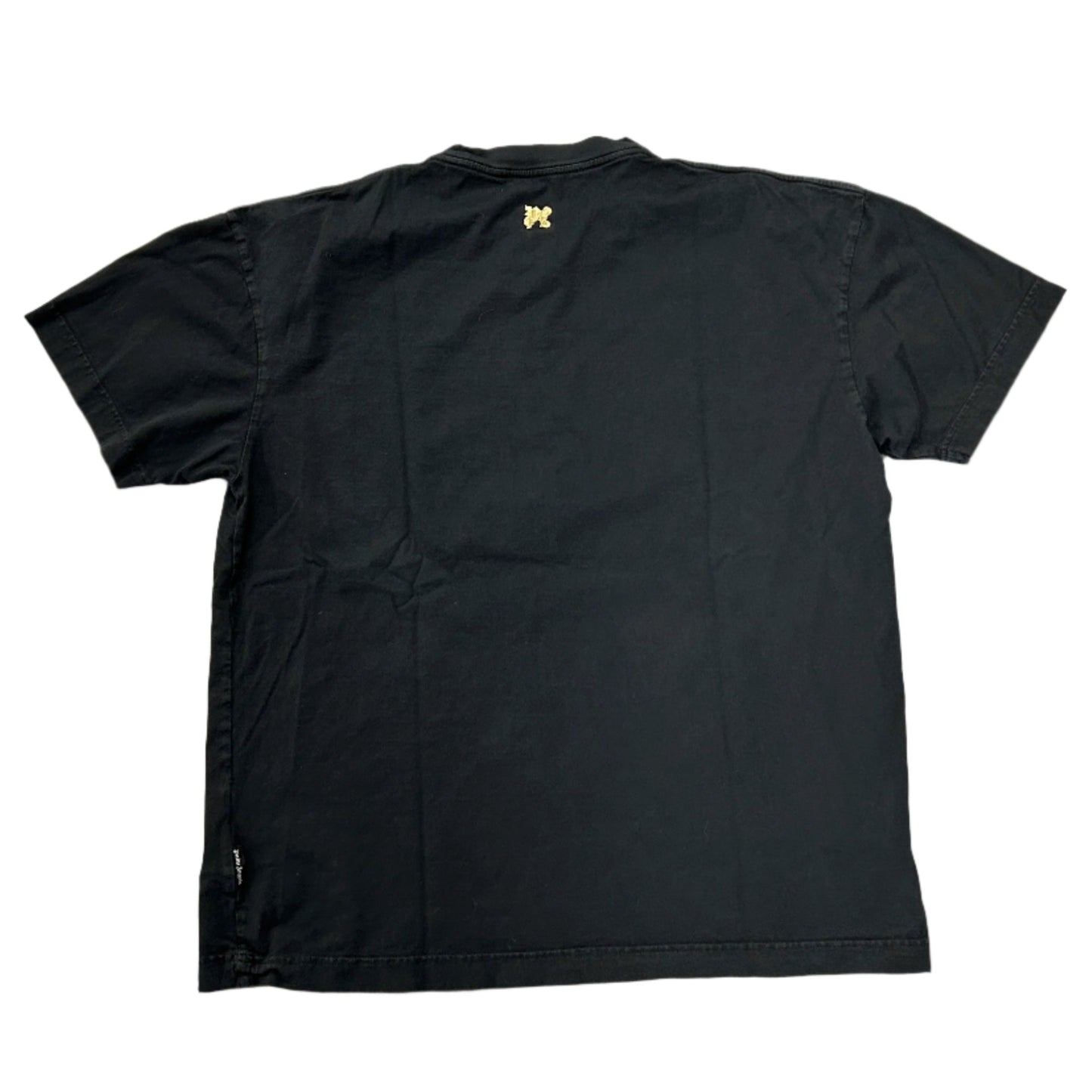Palm Angels Burning Logo Tee Black