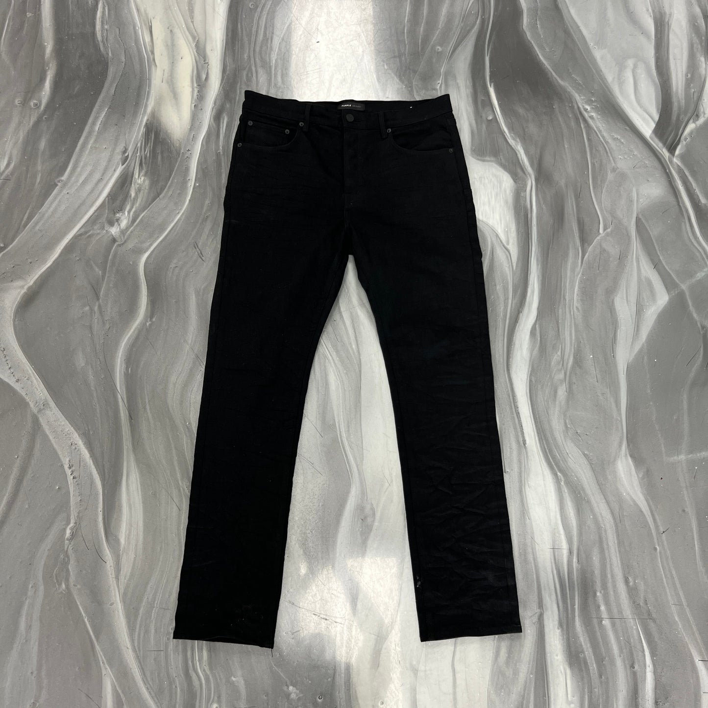 Purple Brand P005 Black Straight Leg Jeans