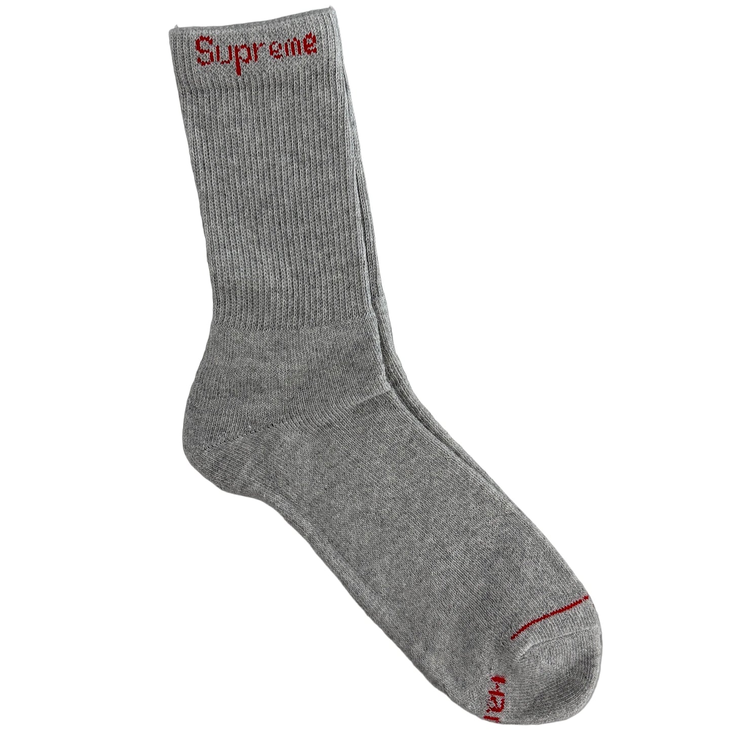 Supreme Socks Grey - 1 Pair