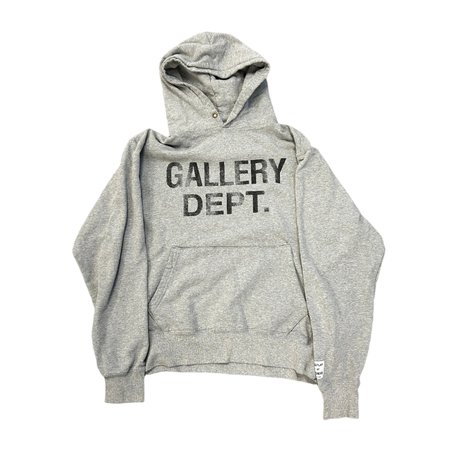 Gallery Dept Faded Logo Hoodie Grey