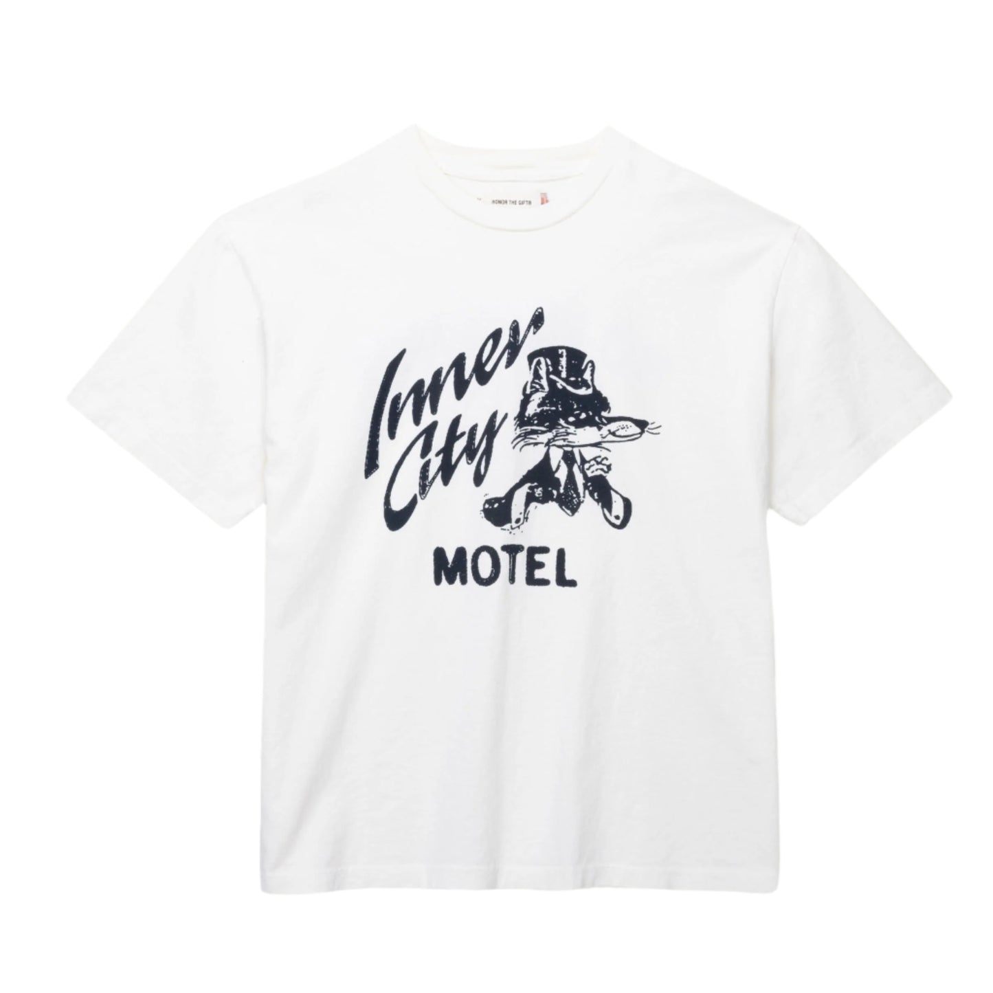 HTG INNER CITY MOTEL SS TEE- WHITE