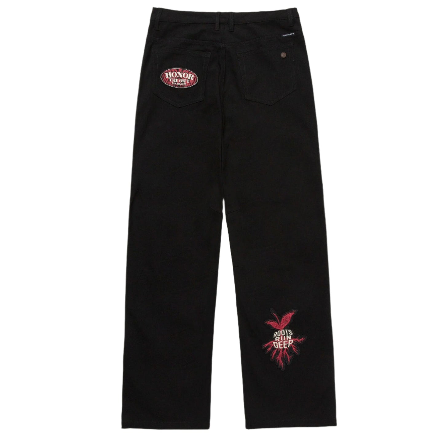 HTG PATCH CARPENTER PANT- BLACK