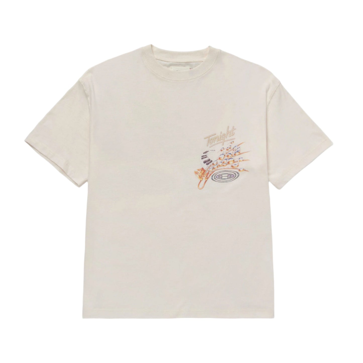 HTG TONIGHTS MUSIC TEE - CREAM