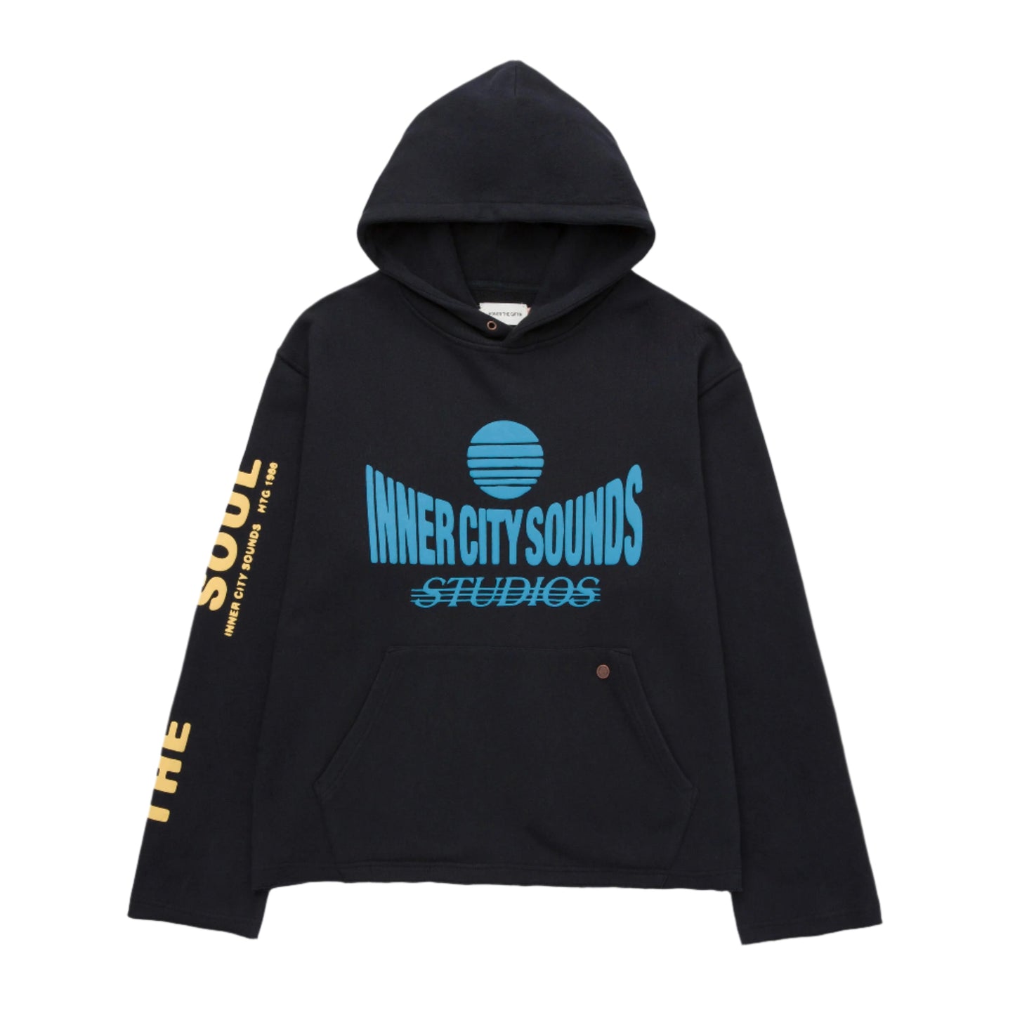 HTG STUDIO HOODIE - BLACK