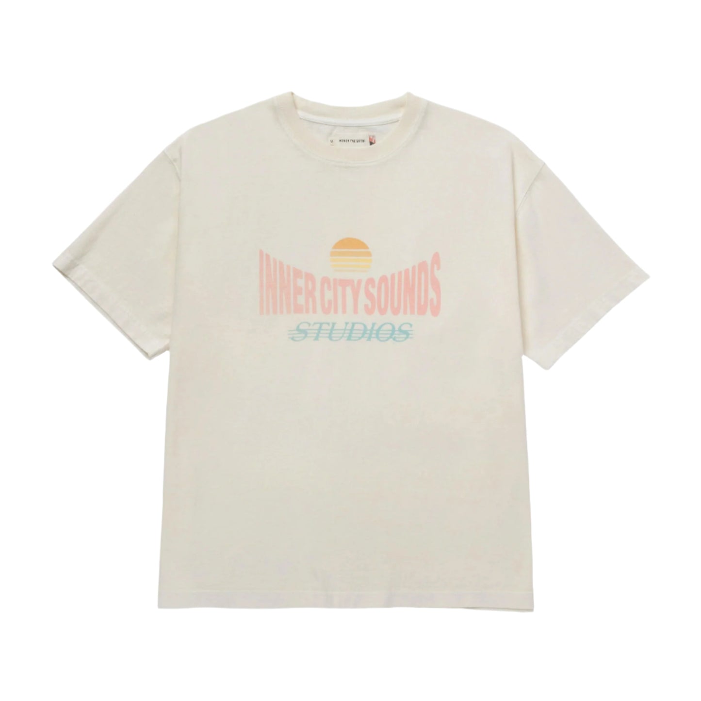 HTG INNER CITY SOUNDS TEE - CREAM