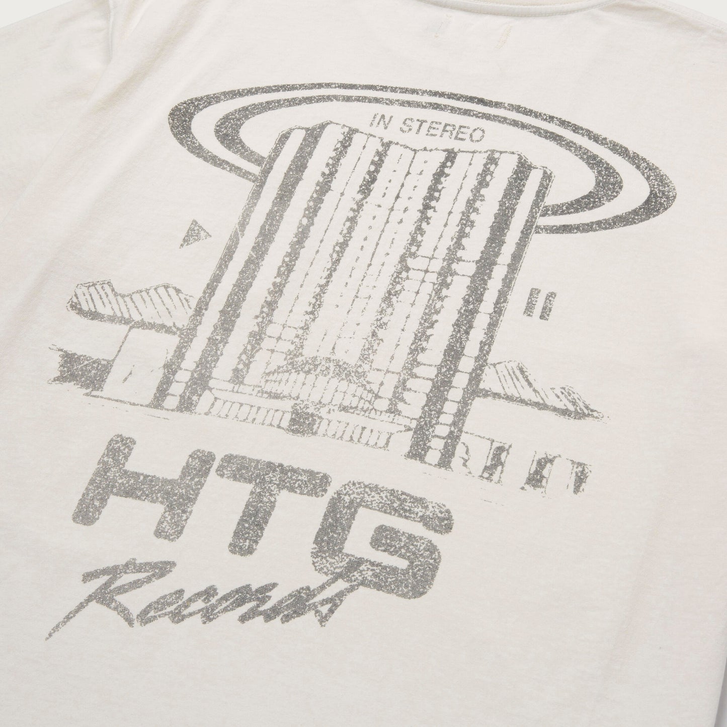 HTG RECORDS TEE - WHITE