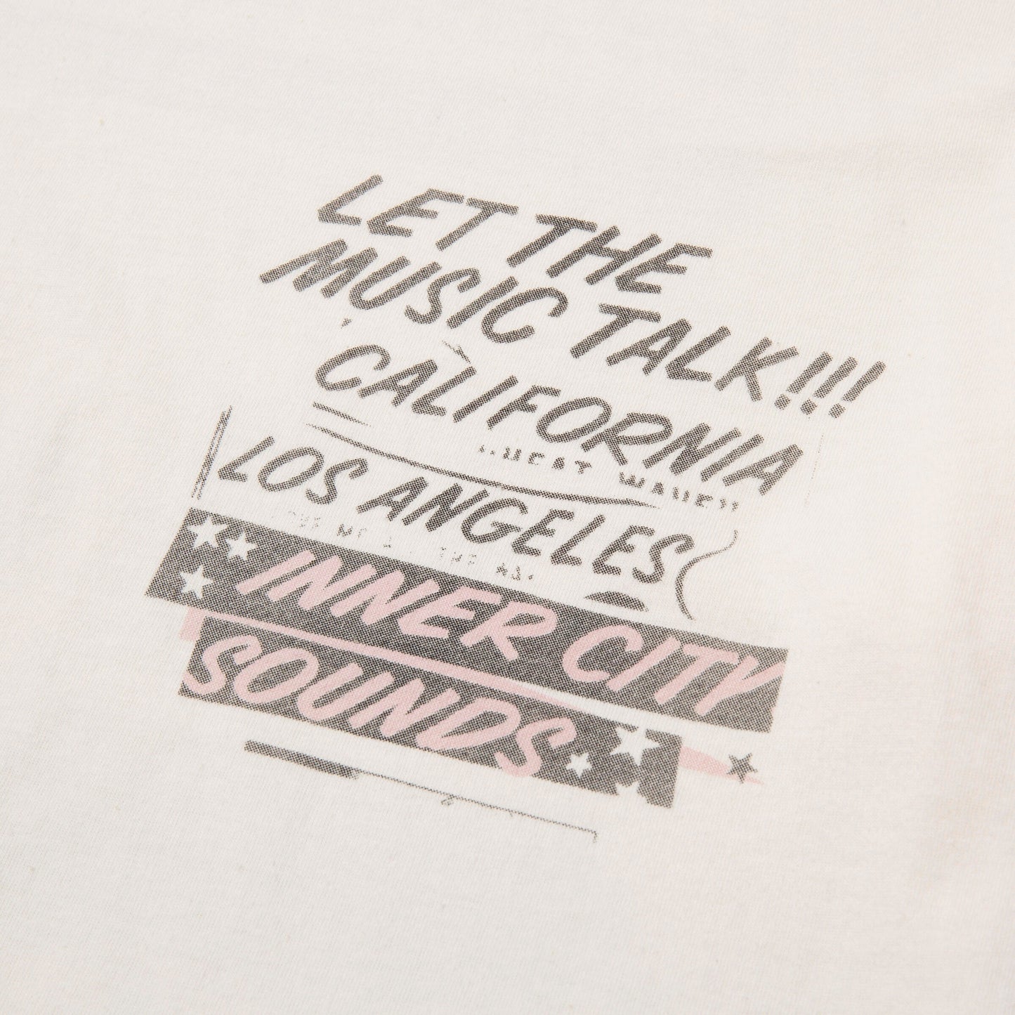 HTG MUSIC LANGUAGE TEE - CREAM