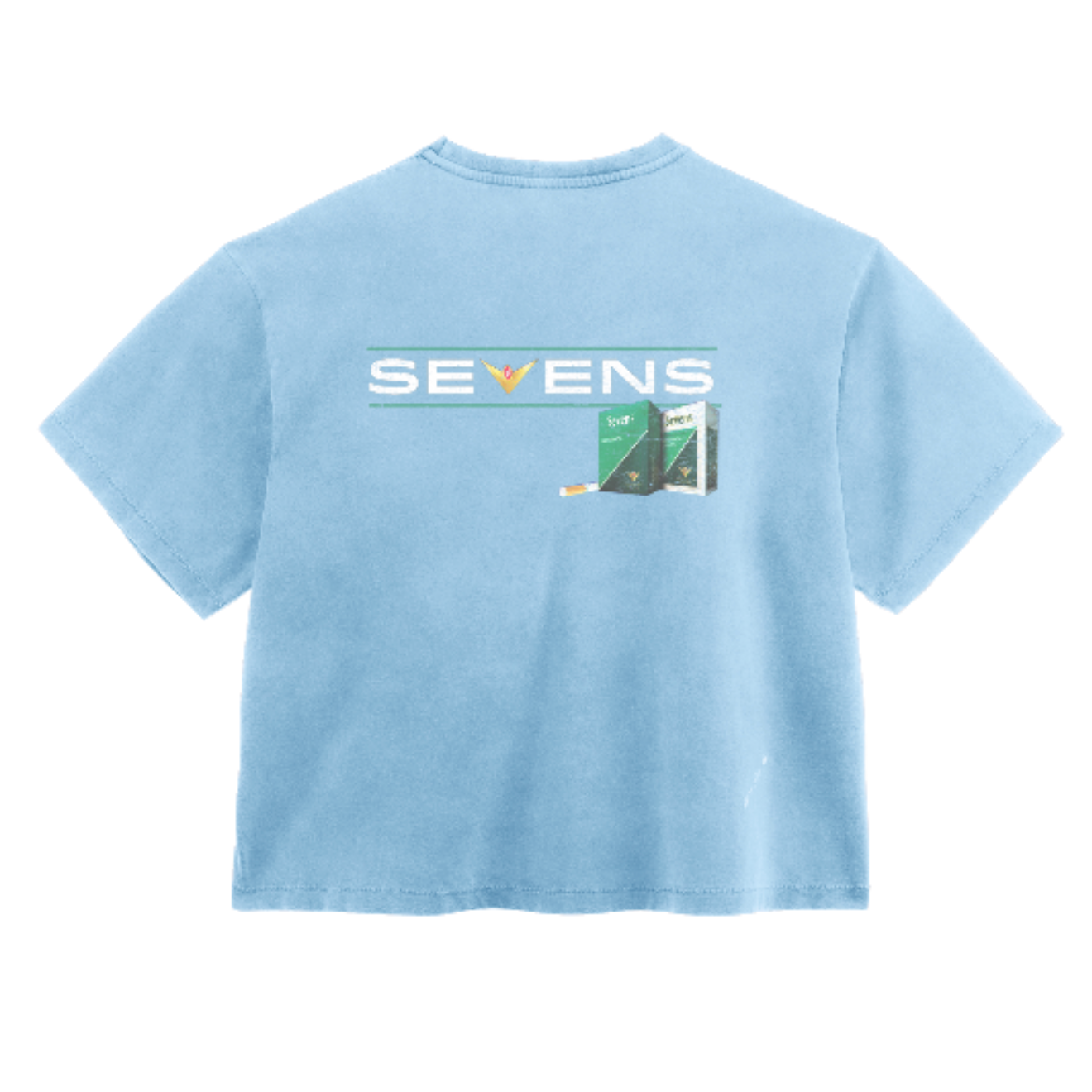 Triple Sevens Lifestyle Tee Blue — back — Cold Shoulder Kicks Palm Beach