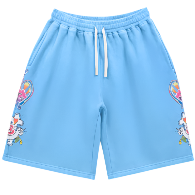 We Are Righteous Blue Risen King Shorts