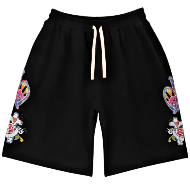 We Are Righteous Black Risen King Shorts