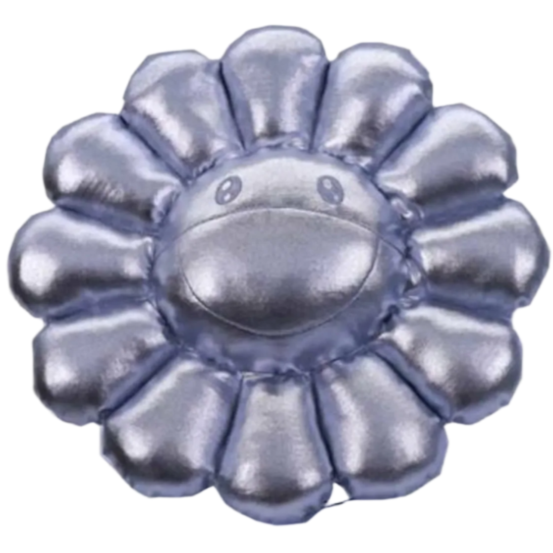 Peluche Takashi Murakami Flor 30cm Plata