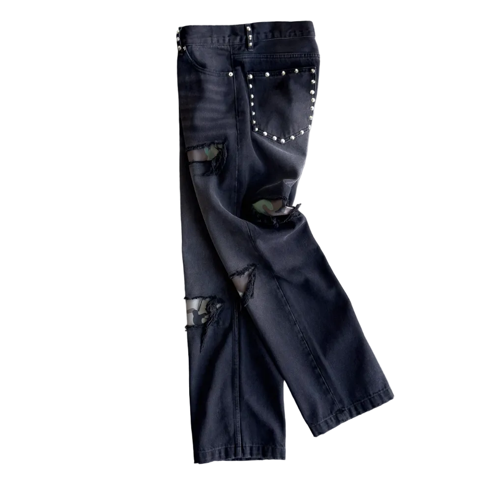 Bravest Studios Gutted Camo Black Denim