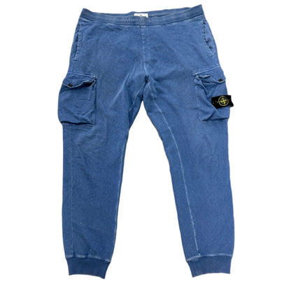 Stone Island Cargo Pocket Jogger Sweatpants Blue