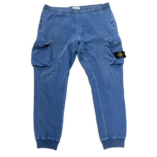 Stone Island Cargo Pocket Jogger Sweatpants Blue
