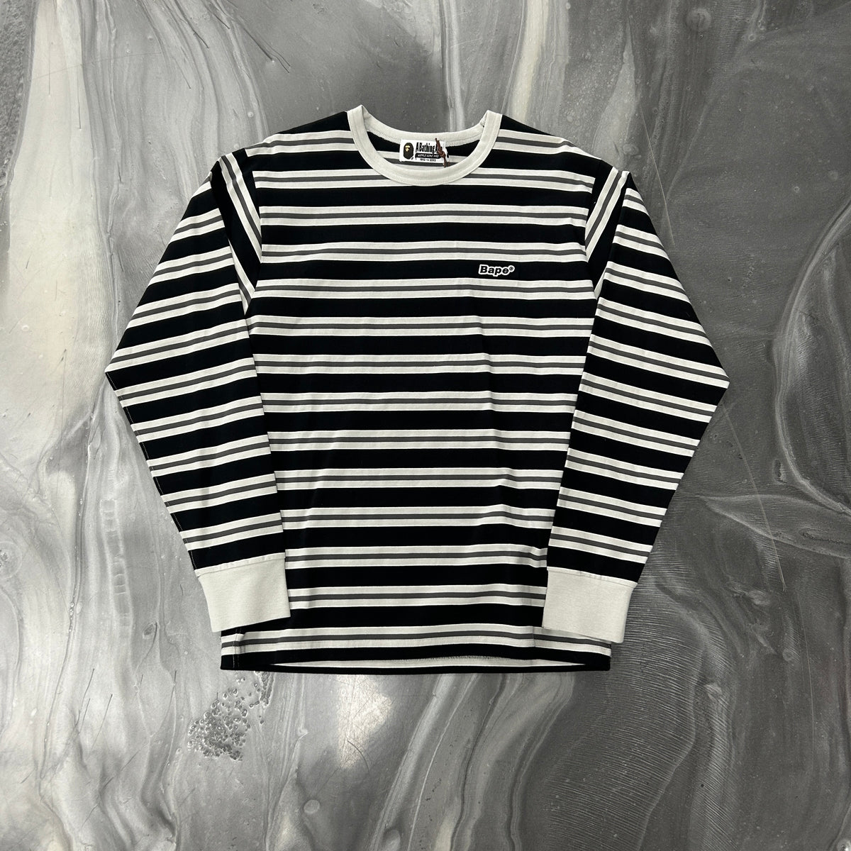 BAPE Patched Hoop L/S Tee
Black