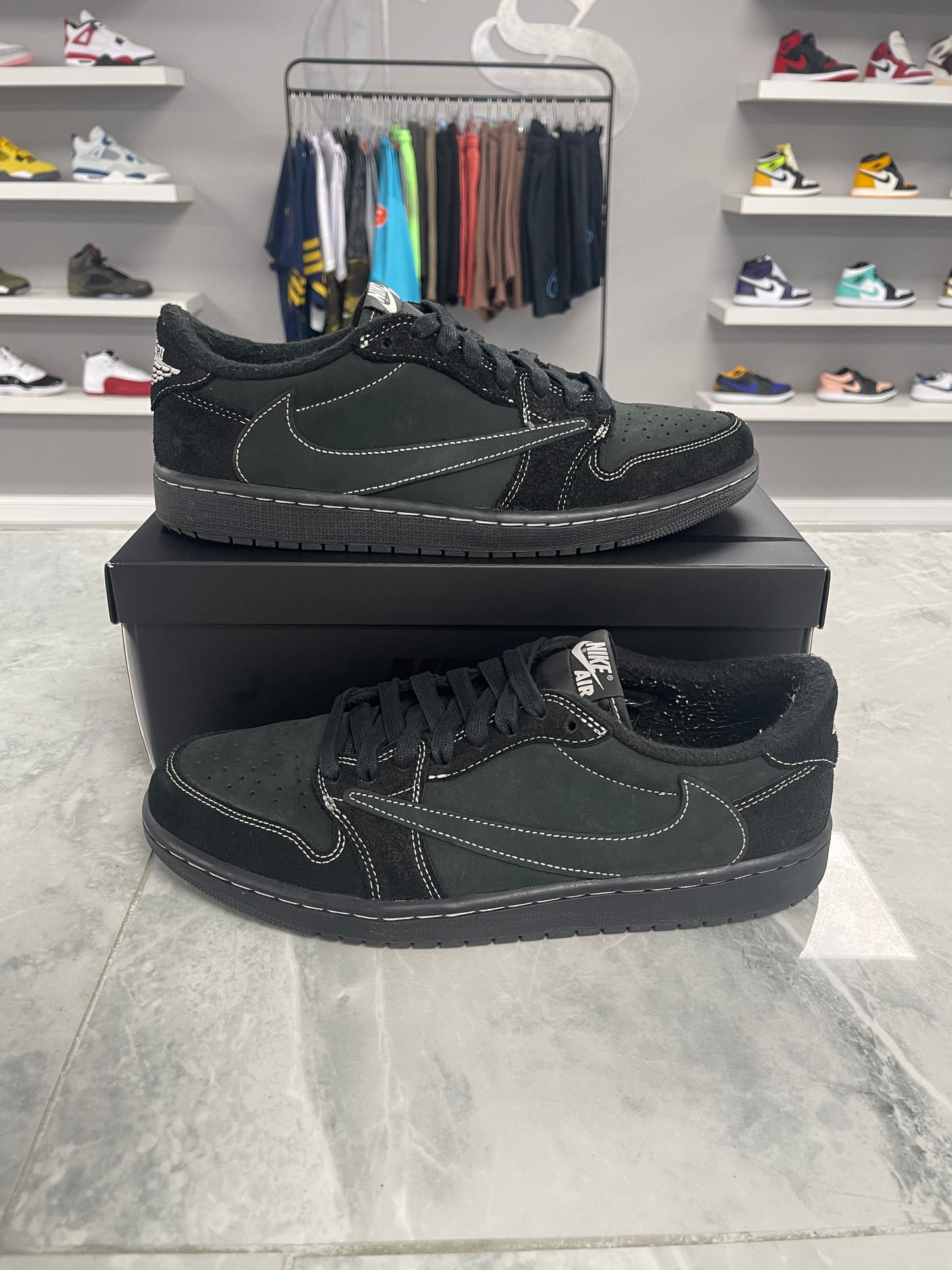 Jordan 1 Retro Low OG SP Travis Scott Black Phantom (USED)