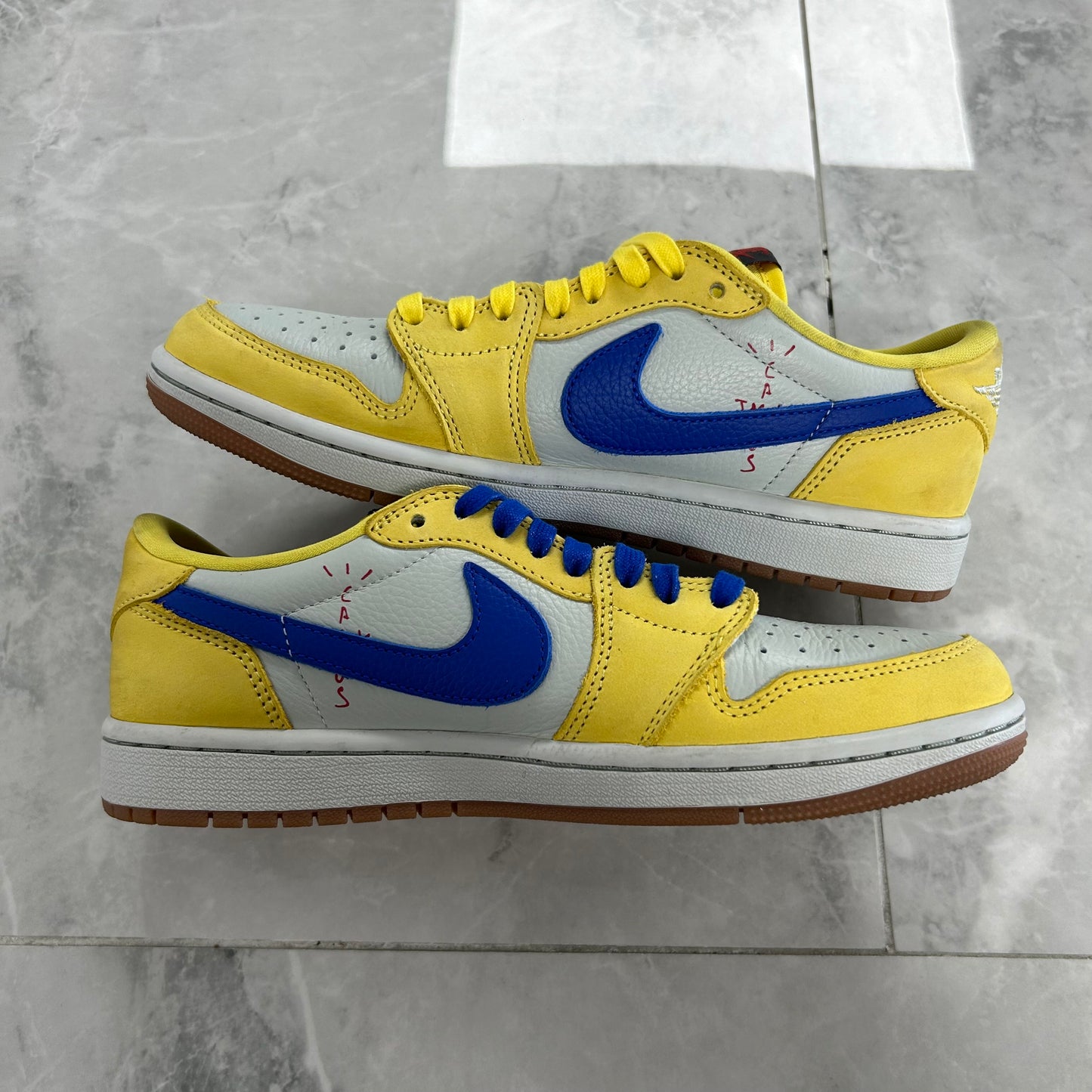 Jordan 1 Retro Low OG SP Travis Scott Canary (Used)(No Box)