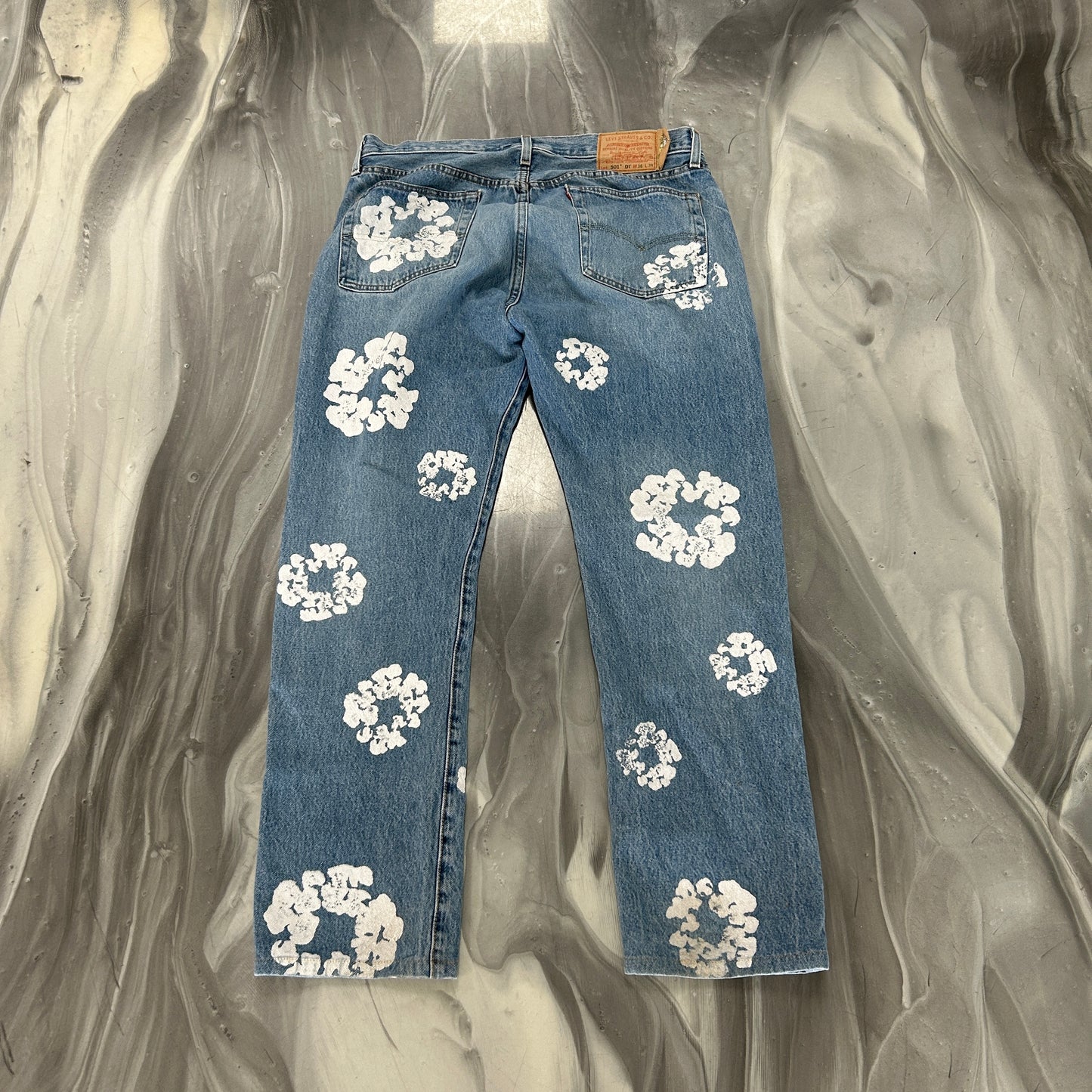 Denim Tears x Levi's Cotton Wreath Jean Light Wash