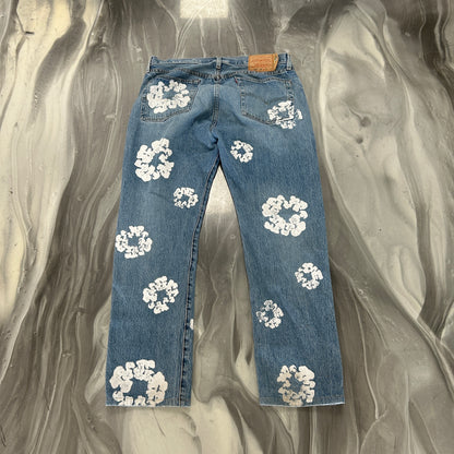 Denim Tears x Levi's Cotton Wreath Jean Light Wash