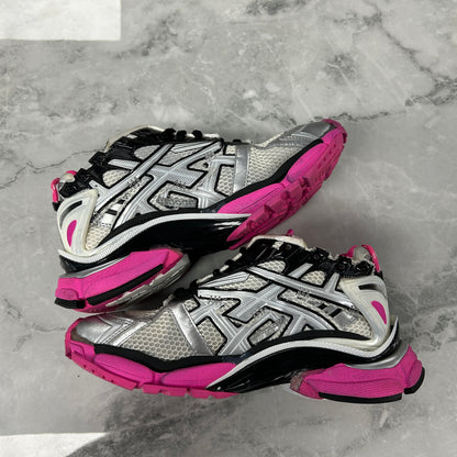 Balenciaga Runner White Black Pink (Used)(No Box)